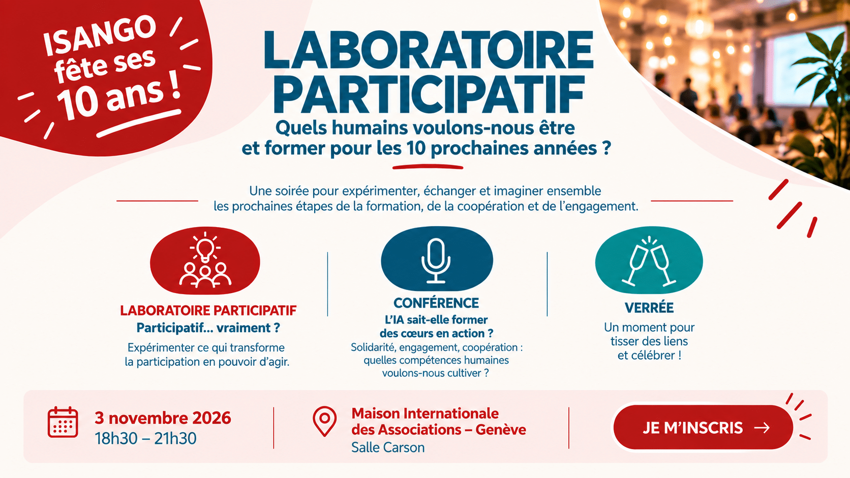 ISANGO fête ses 10 ans – Laboratoire participatif